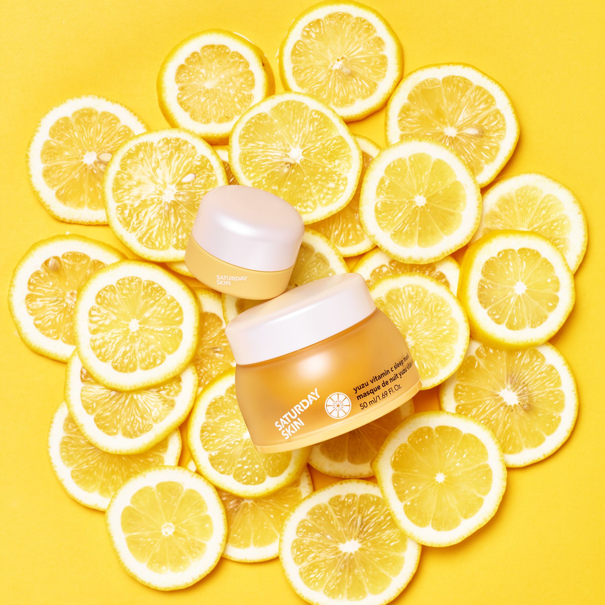 Picture of Yuzu Eye Cream and Sleep Mask with lemons