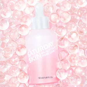 pore active treatment product with clear marbles