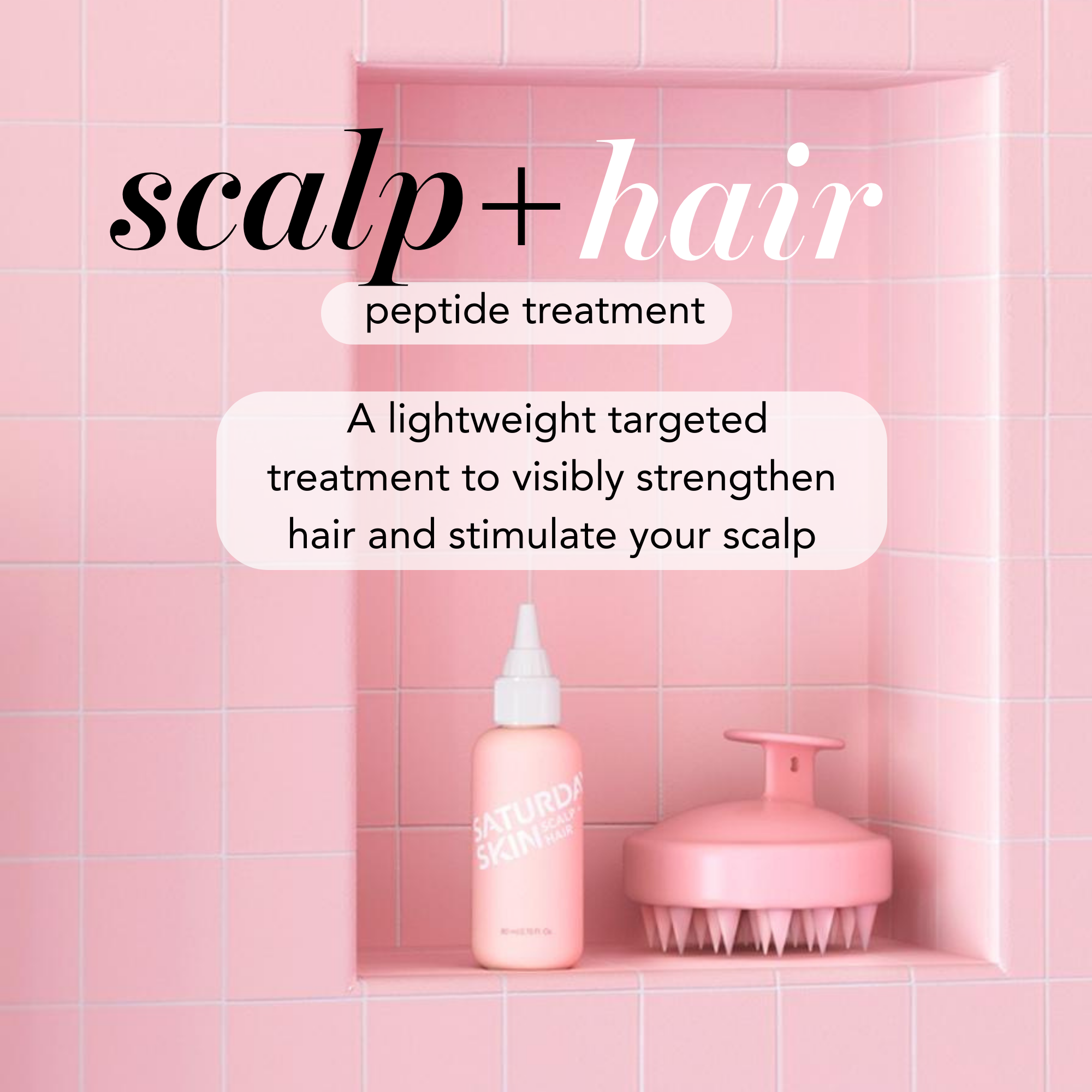 Scalp + Hair Strengthening Peptide Treatment 80ml