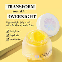 Saturday Skin Yuzu Vitamin C Sleep Mask, Vitamin C Yuzu Mask for Overnight Glow