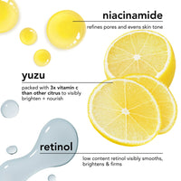 Saturday Skin Yuzu Vitamin C Sleep Mask, Vitamin C Yuzu Mask for Overnight Glow