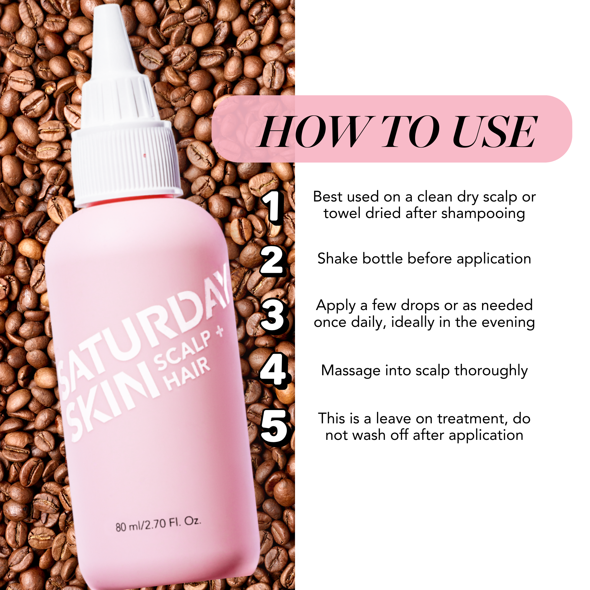 Scalp + Hair Strengthening Peptide Treatment 80ml