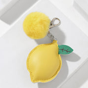 Modern Style Lemon Keychain