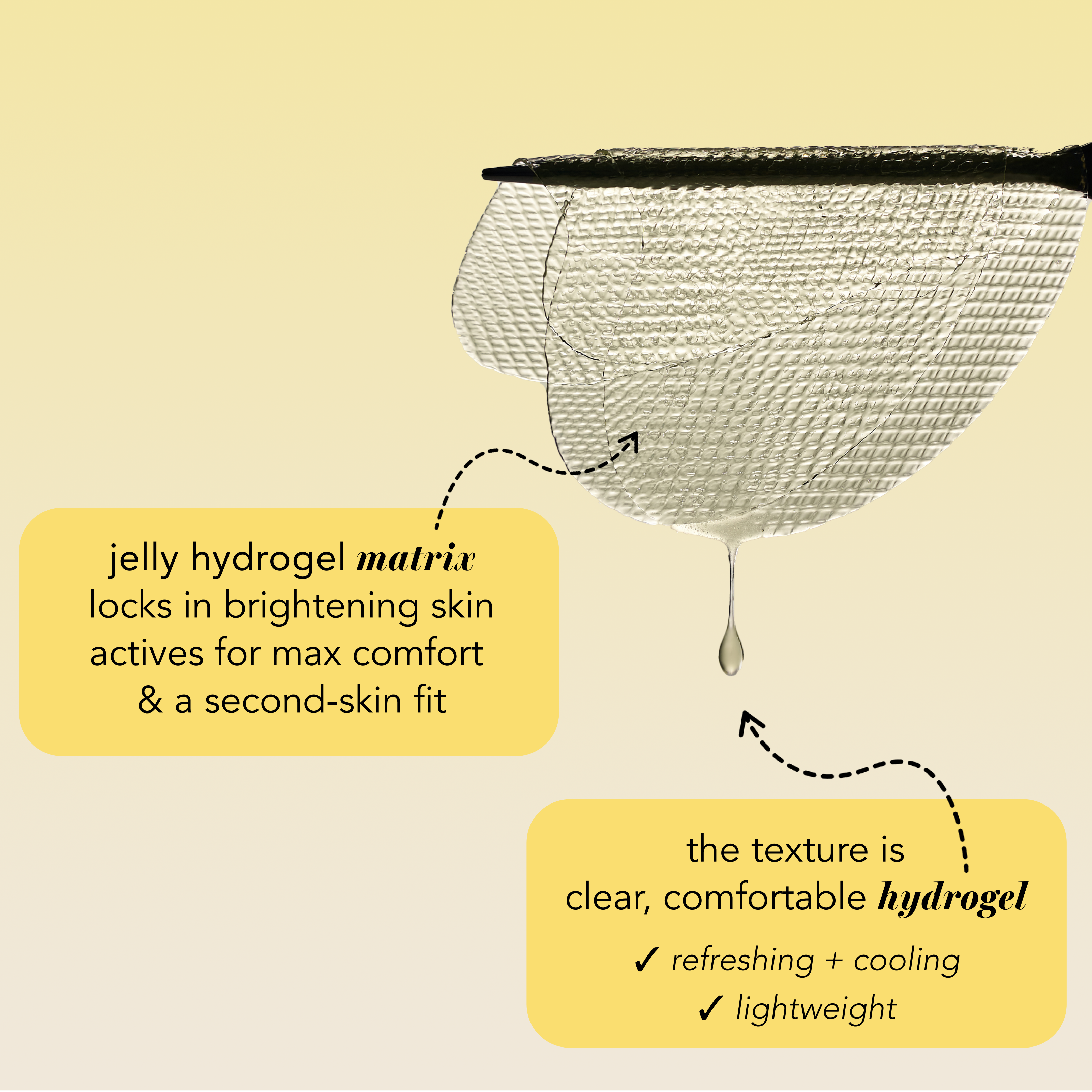 Yuzu Vitamin C Butterfly Hydrogel Mask