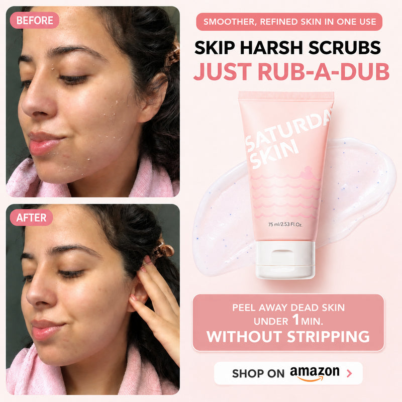 Saturday Skin Rub-A-Dub Refining Peel Gel, Dead Skin Remover with Gentle Formula