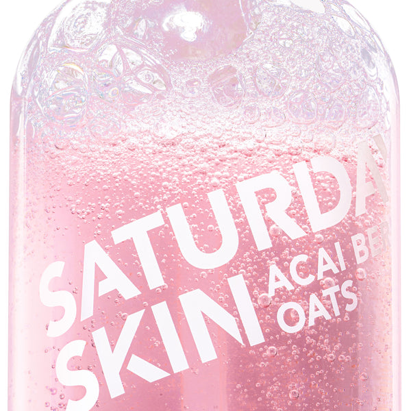 Close up image of Acai Berry formula in glass bottle