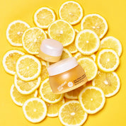 Yuzu Sleep Mask and Eye Cream with lemons