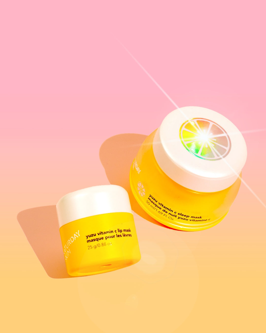 Image of Yuzu Vitamin C Sleep Mask and Yuzu Vitamin C Lip Mask