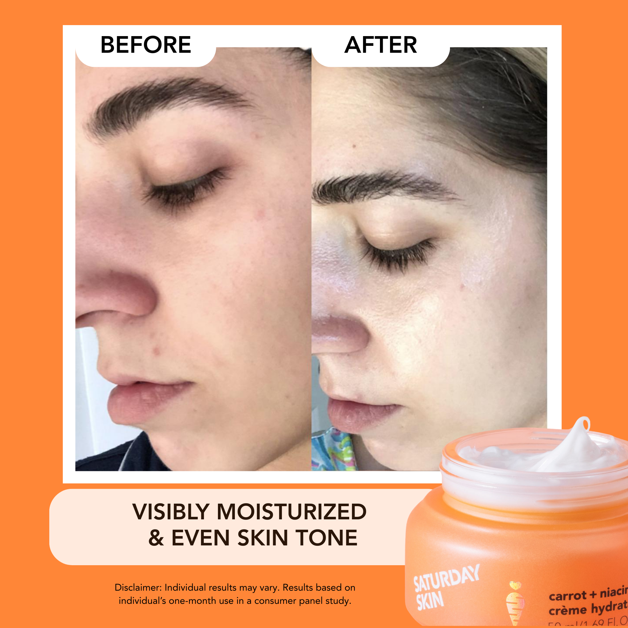 Carrot + Niacinamide Moisture Cream 50ml