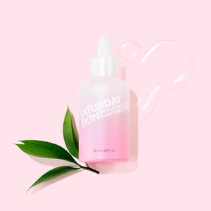 pore active treatment product with leaf