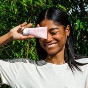 women holding product